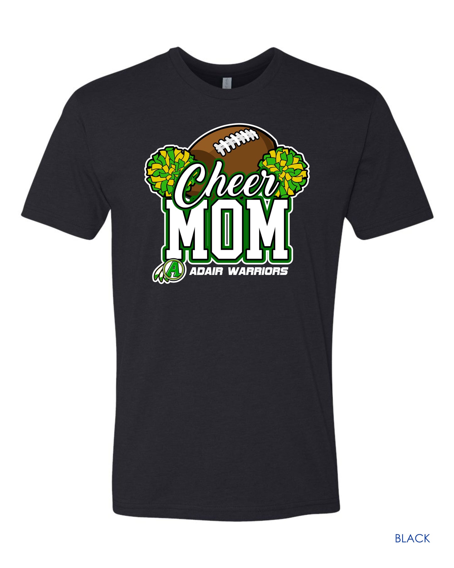 Adair - "CHEER MOM" Tee 1 (Short-Sleeved)