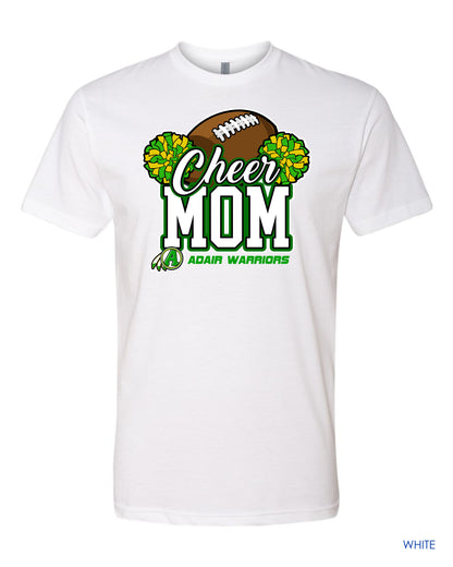 Adair - "CHEER MOM" Tee 1 (Short-Sleeved)