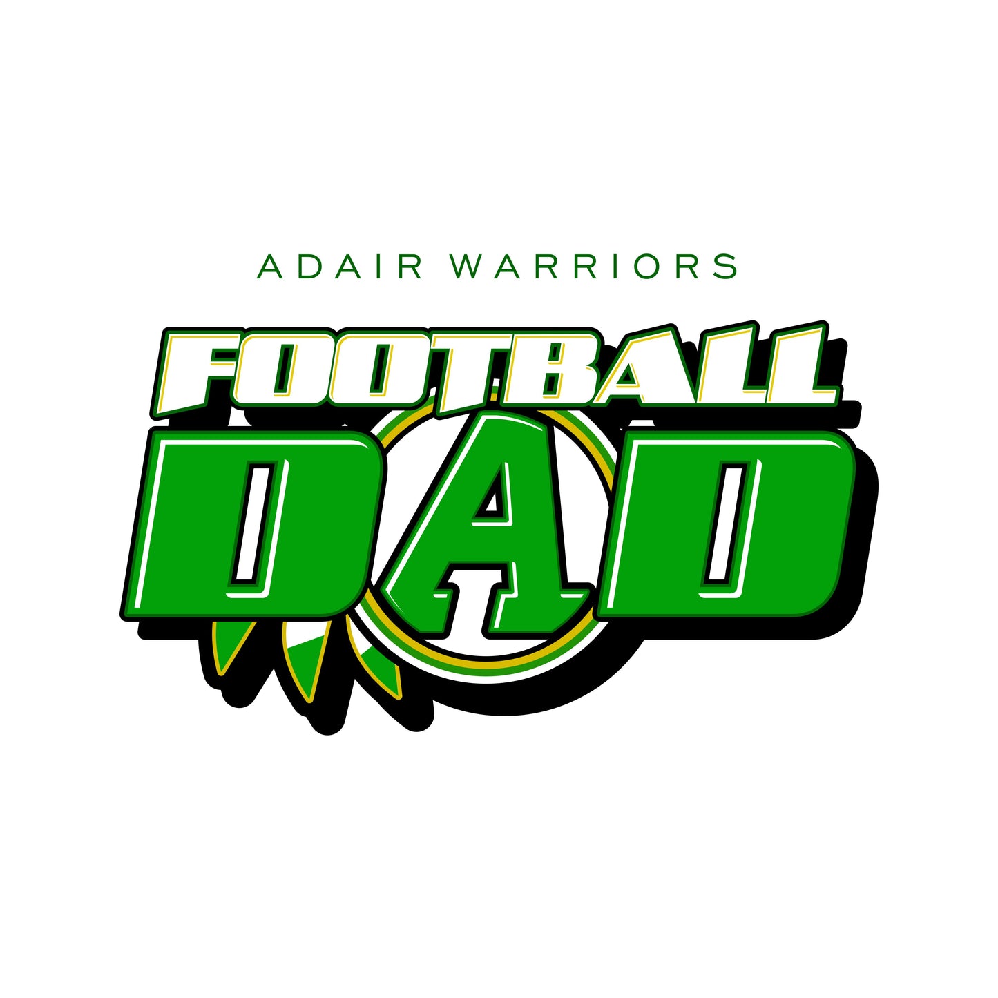 Adair-"FOOTBALL DAD" Tee (Short-sleeved)